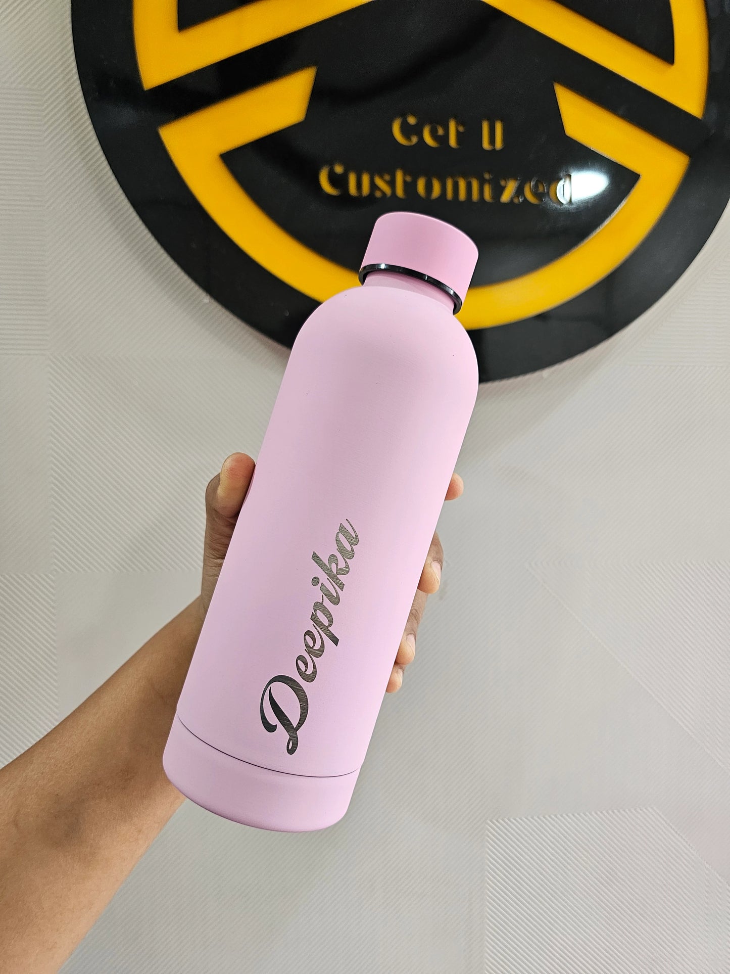 Personalized Name Engraved Bottle & Diary