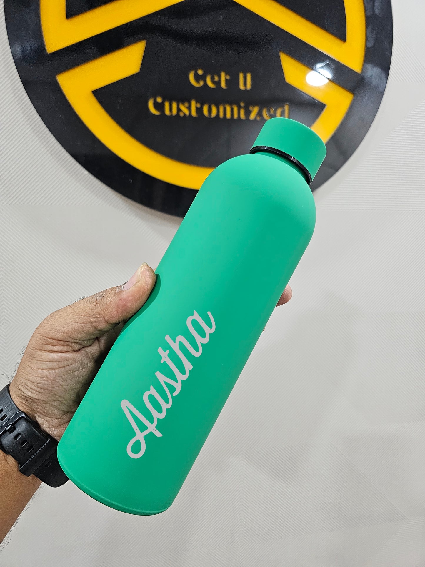 Personalized Double-Insulated Stainless Steel Water Bottle – Leakproof, BPA-Free, All-Day Hot & Cold!