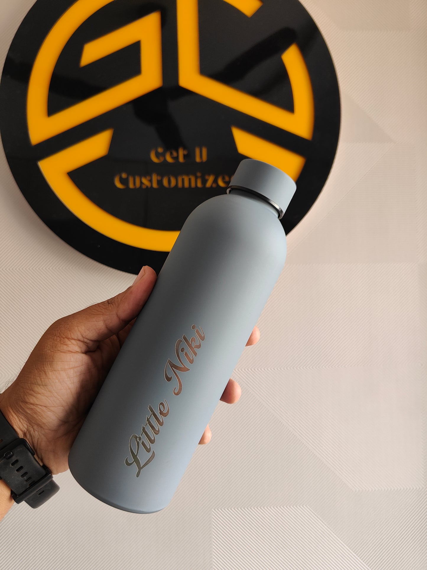 Personalized Double-Insulated Stainless Steel Water Bottle – Leakproof, BPA-Free, All-Day Hot & Cold!