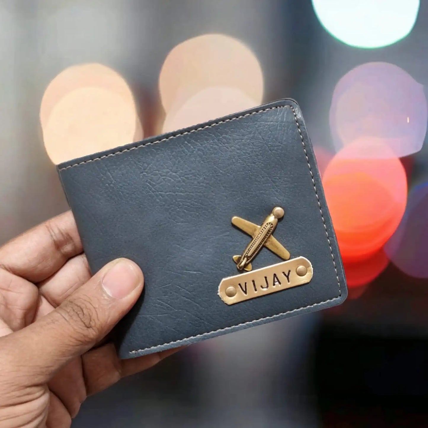 Personalised Men's Wallet and Keychain