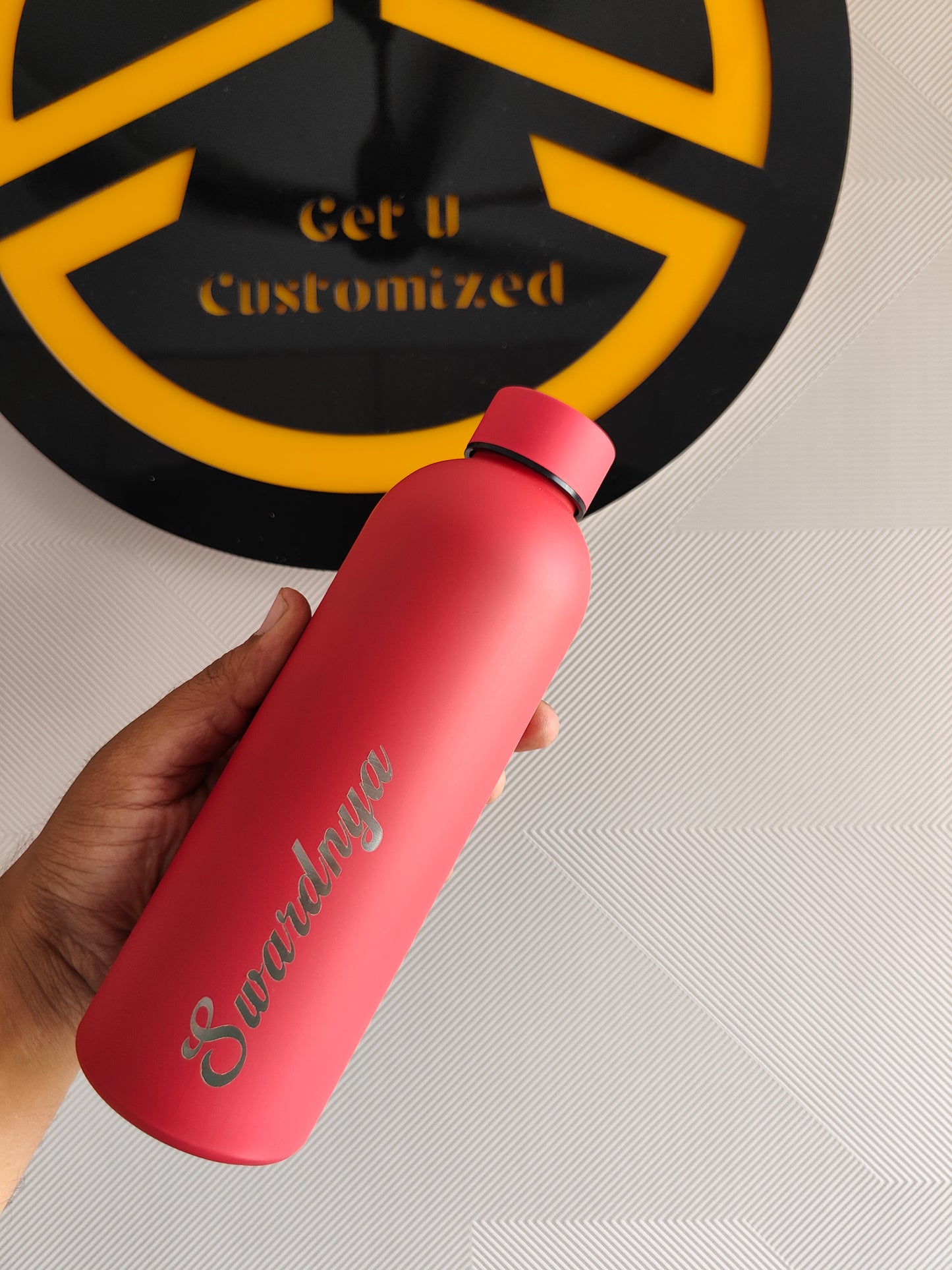 Personalized Double-Insulated Stainless Steel Water Bottle – Leakproof, BPA-Free, All-Day Hot & Cold!