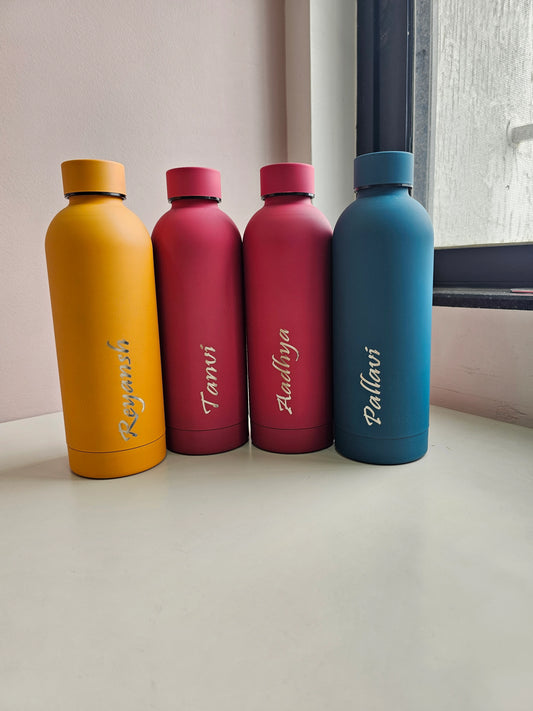 Personalized Double-Insulated Stainless Steel Water Bottle – Leakproof, BPA-Free, All-Day Hot & Cold!