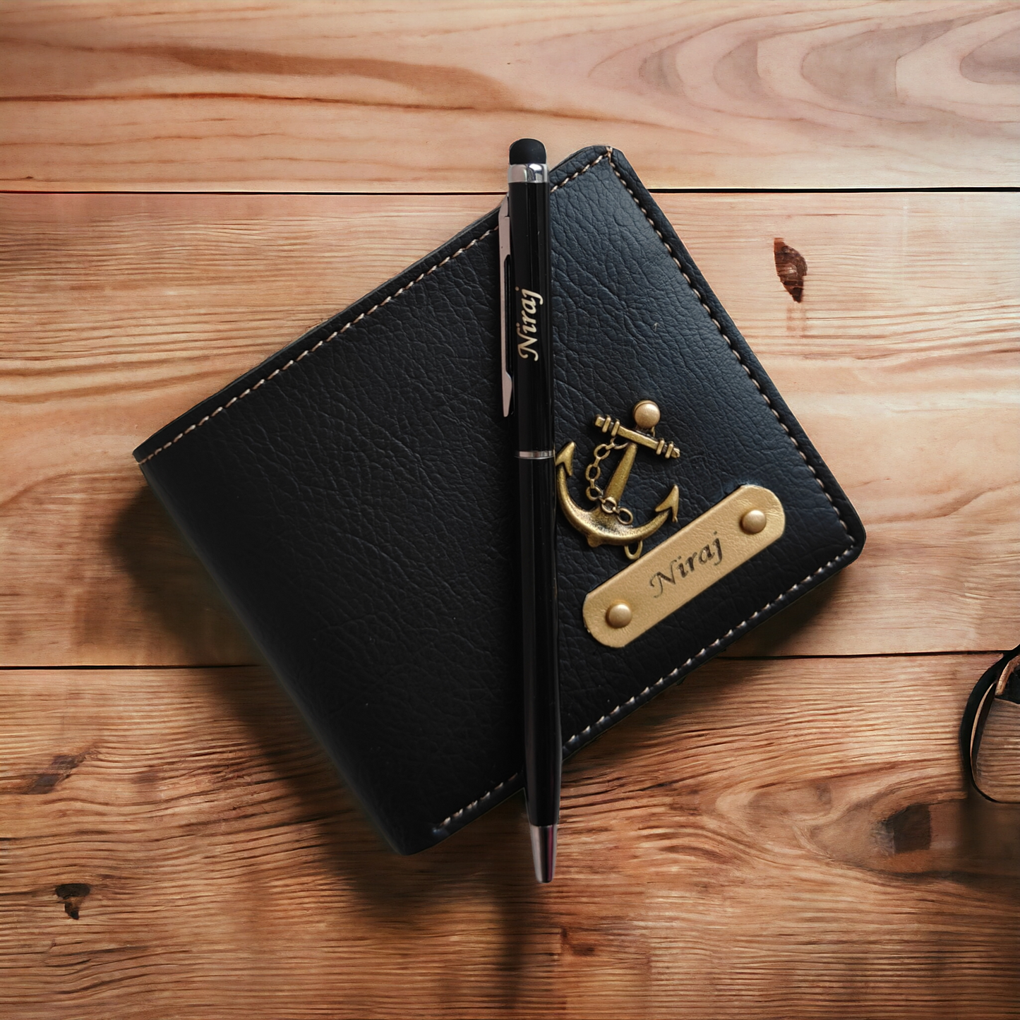 Personalised Men's Wallet & Pen