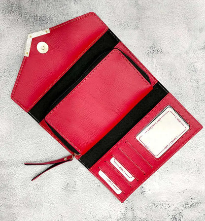 Elegant Customised 3 Fold Clutch: Personalized Luxury for Women