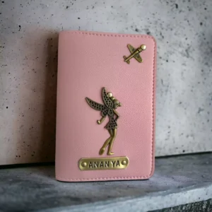 Personalized Baby Pink Passport cover