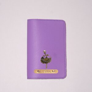 Personalized Lavender Passport Cover